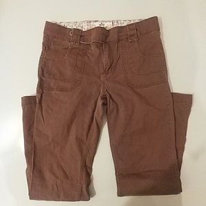 Girls 14 Brown Nori Cords with adjustable waist